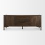 71299 - Phil Dark Brown Wood 2 Door 3 Drawer Closed Sideboard