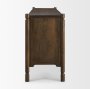 71299 - Phil Dark Brown Wood 2 Door 3 Drawer Closed Sideboard