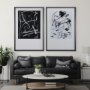 	14345 - Doodle I by Mercana Studio a Hand Embellished Textured Framed Art Print Matted under Glass