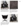 67937 - Colarado Black Leather Cushions w/ Black Metal Frame Sling-Style Accent Chair 