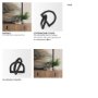 70526 - Locke Small Matte Black Metal Decorative Object