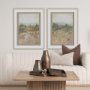 16230 - Amber Horizon III by Mercana Studio Textured Framed Artwork Matted under Glass