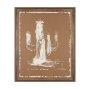 16363 - Saguaro Nights - Sienna by Nick Simon Hand-Embellished Textured Framed Artwork Matted under Glass
