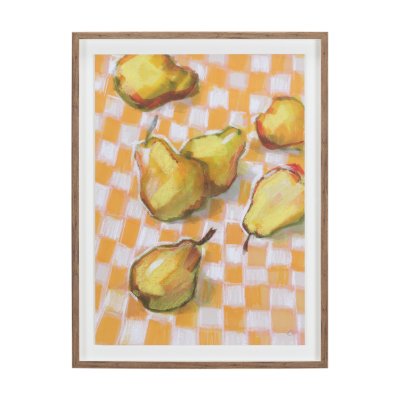 16366 - Gather by Mercana Studio Hand-Embellished Textured Framed Artwork Matted under Glass