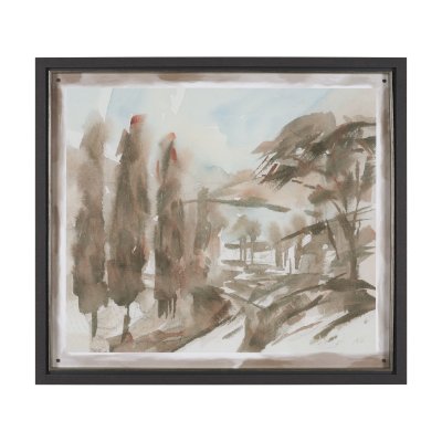 16373 - Open Country II by Mercana Studio Textured Framed Artwork Matted under Glass