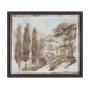 16373 - Open Country II by Mercana Studio Textured Framed Artwork Matted under Glass
