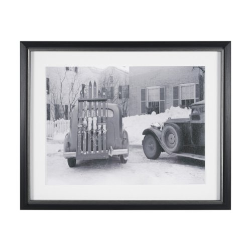16380 - Packed for Powder by Antoinette Frissell Textured Framed Photo Print Matted under Glass