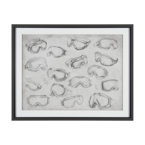 16381 - Mountain Eyes by Mercana Studio Textured Framed Artwork Matted under Glass