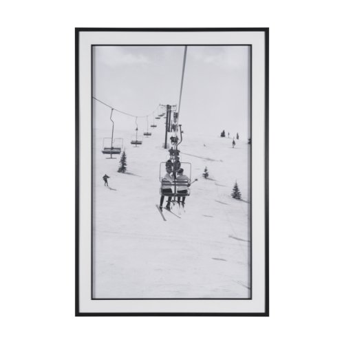 16390 - The Ride Up by Antoinette Frissell Textured Framed Photo Print Matted under Glass