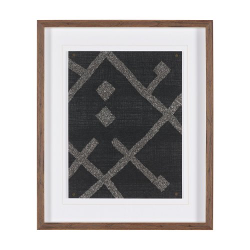 16411 - Fabric Fusion - Laluan by Maja Gunnarsdottir Textured Framed Artwork Matted under Glass