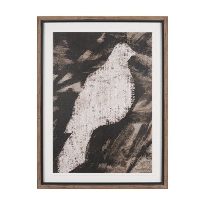 16414 - Sahara Style - Bird by Maja Gunnarsdottir Textured Framed Artwork Matted under Glass