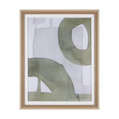 16422 - Flow II by Mercana Studio Hand-Embellished Framed Artwork Matted under Glass