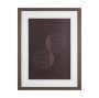 16424 - Twin Phases by Mercana Studio Hand-Embellished Textured Framed Artwork Matted under Glass