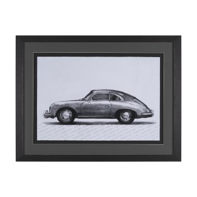 16428 - 1964 356 C by Mercana Studio Textured Framed Artwork Matted under Glass