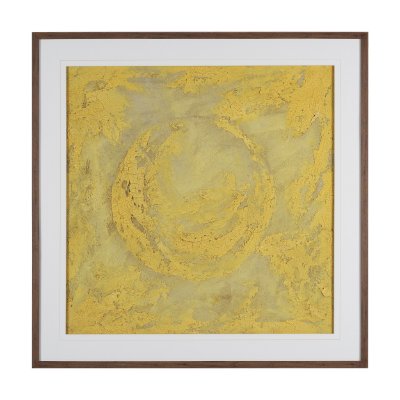 16435 - Soleil by Mercana Studio Handmade Original Framed 3D Textured Artwork Matted under Glass
