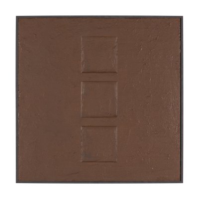 16437 - Cube Study III by Mercana Studio Handmade Original Framed 3D Textured Artwork Matted