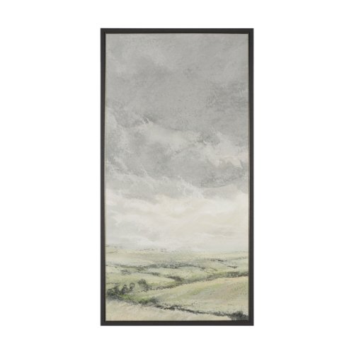 102870-FL - Fierce Skies II by Mercana Studio Hand-Embellished Textured Framed Canvas Artwork