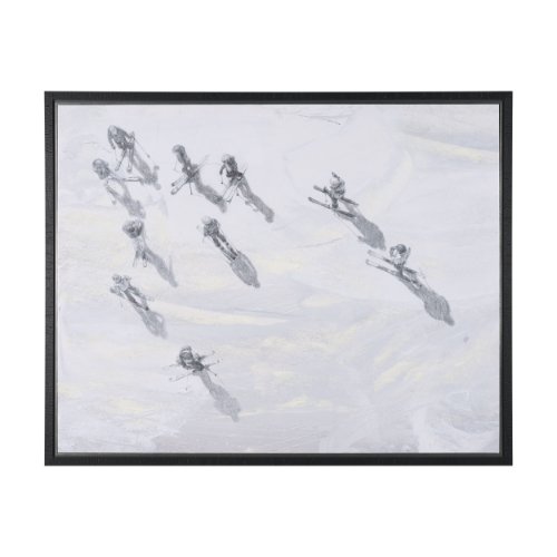 102876-FL - Decisions by Mercana Studio Hand-Embellished Textured Framed Canvas Artwork