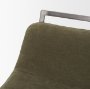 71923 - Kavalan 33.5" Total Height Olive Moss Seat Gun Metal Frame Counter Stool