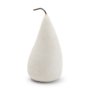 71561 - Pera Small White Marble Pear Decorative Object
