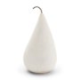 71562 - Pera Large White Marble Pear Decorative Object