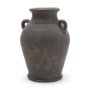 71564 - Creta Black Terracotta Double Handle Vase