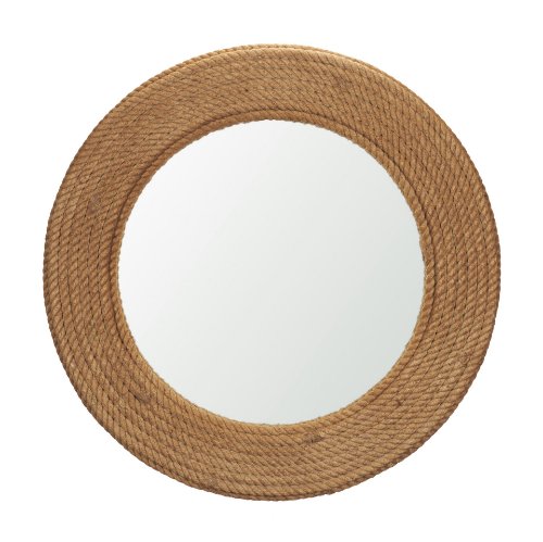 71570 - Kova 50" Rope Framed Round Wall Mirror