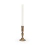 71641 - Whitlock Small Antique Brass Metal Taper Candle Holder