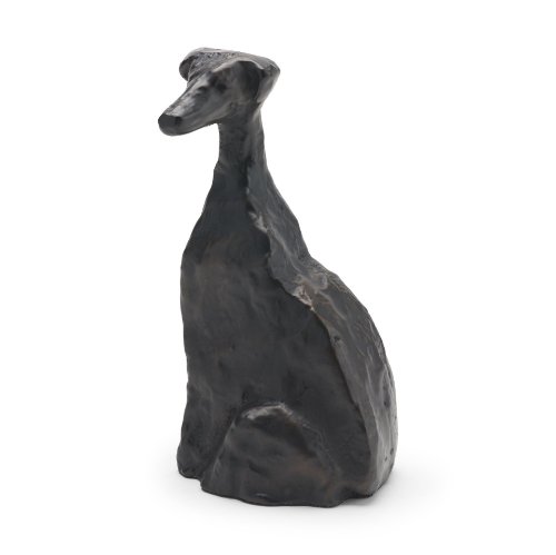 71645 - Anubis Aged Bronze Metal Decorative Dog Object