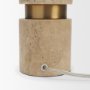 71524 - Aura Beige Marble w/ Brass Table Lamp