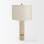 71524 - Aura Beige Marble w/ Brass Table Lamp