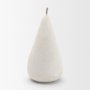 71561 - Pera Small White Marble Pear Decorative Object