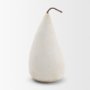 71561 - Pera Small White Marble Pear Decorative Object