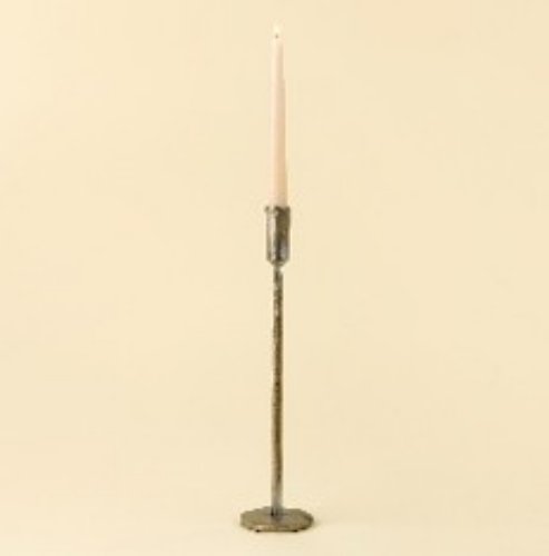 IN3777 - Luna Forged Candlestick L, Silver