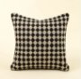 IN8198-C - 20x20 Check Weave Pillow, Black