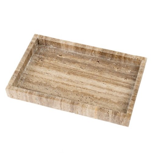 IN2658 - Rectangular Travertine Tray L