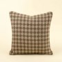 IN8197-C - 20x20 Check Weave Pillow, Brown 