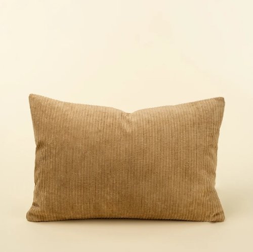 IN8901-C - 16x24 Wide Wale Corduroy Pillow, Gold 