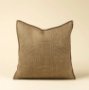 IN9637-C - 20x20 Patch Weave Linen Pillow, Olive