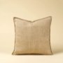 IN9638-C - 20x20 Patch Weave Linen Pillow, Ivory 