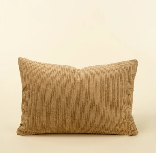 IN8901 - 16x24 Wide Wale Corduroy Pillow, Gold 