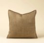 IN9637 - 20x20 Patch Weave Linen Pillow, Olive