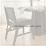 71315 - Reid Cane Back Dining Side Chair | Black Leather w/ Tapered Wood