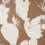 16362 - Solar Cactus - Sienna by Nick Simon Hand-Embellished Textured Framed Artwork Matted under Glass