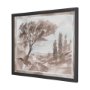 16372 - Open Country I by Mercana Studio Textured Framed Artwork Matted under Glass