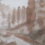 16374 - Open Country III by Mercana Studio Textured Framed Artwork Matted under Glass