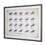 16375 - Running & Jumping by Mercana Studio Hand-Embellished Framed Artwork Matted under Glass
