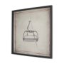 16388 - Apres 5 by Mercana Studio Hand-Embellished Textured Framed Artwork Matted