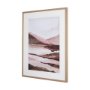 16431 - Terracotta Mountain Vista by Nikita Jariwala Textured Framed Artwork Matted under Glass