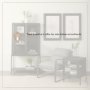 69207 - Arelius 20L x 18W x 26H Black-Brown Wood W/ Black Metal Frame End/Side Table